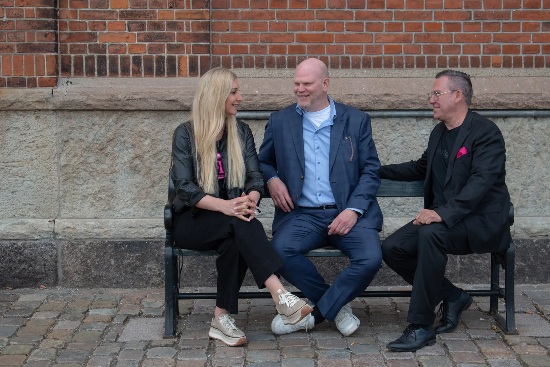 Harald Riis Thomsen from CC-Interactive with the T-Systems team